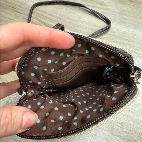 CHALA Safari Collection Canvas Bird Cell Phone Crossbody Purse - Picture 6 of 8